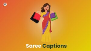 Saree Captions