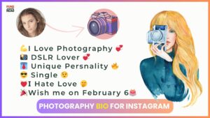 Photography Bio For Instagram