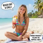 Bikini Teen Gooner Captions